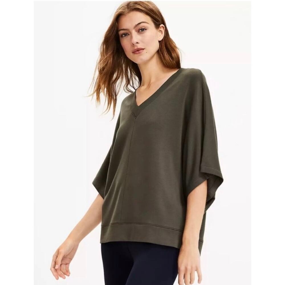 Lou & Gray for LOFT short sleeve signature soft pullover top